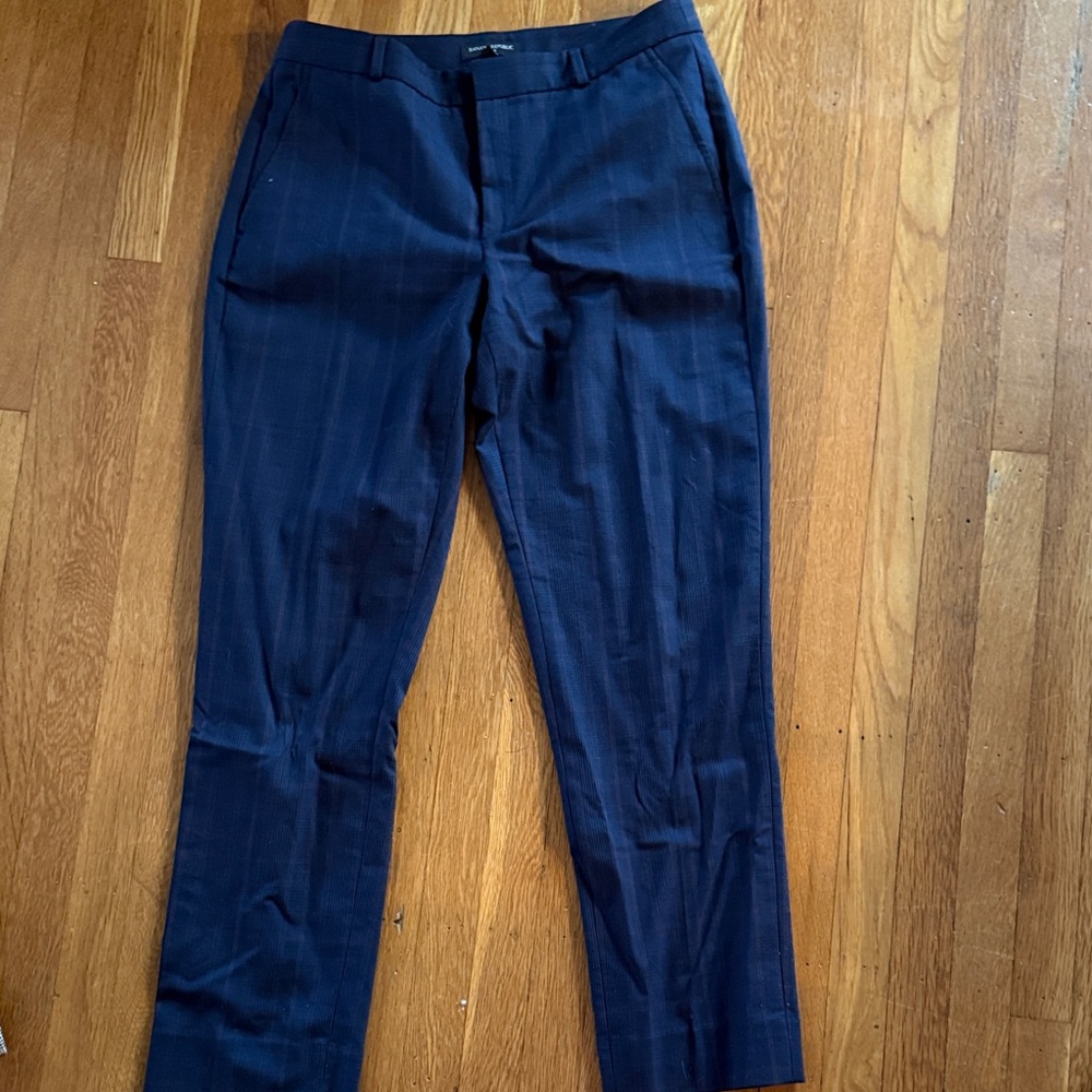 Banana Republic Women's Navy Straight Leg Pants